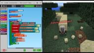 The Code builder in Minecraft Education Edition (Image via Coding101 on YouTube)